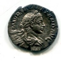 Alessandro Severo (222-235 d.C.): denario "PAX AETERNA AVE" (RIC#165), gr.2,50
