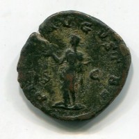 Otacilia Severa (244-249 d.C.): asse "PIETAS AVGVSTAE" 13,44g (R.I.C.,IV#208b)