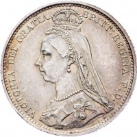 Gran Bretagna, Vittoria (1837-1901): 6 pence 1887 (Spink#3928)