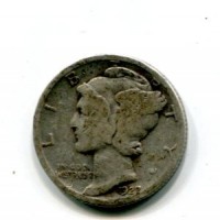 USA: 10 cent. 1927 "Mercury"
