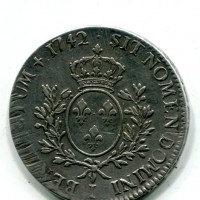 Francia, Luigi XV (1715-1774): ecu 1742-I Limoges (Duplessy#1680)