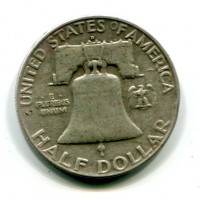 USA: 1/2 dollaro 1954-D "Franklin"
