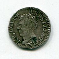 Haiti, Repubblica dell'Ovest (1807-1818): 6 centesimi 1818 anno 15 (KM#17)