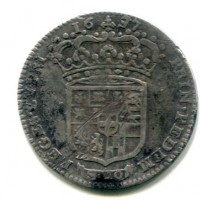 Vittorio Amedeo II (1675-1730): 1 lira 1677, coniata sotto la reggenza della madre (MIR,449#838c)
