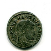 Massenzio (306-312 d.C.): follis " AETERNITAS AVG N" zecca di Ostia (RIC,VI#35)