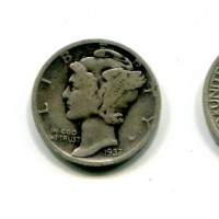 USA: 10 cent. 1937 "Mercury"
