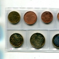 Belgio 2001: serie euro, confezionata da privati
