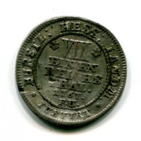 Germania, Hesse - Cassel, Friedrich II (1760-1785): 1/8 tallero 1767-Fu (KM#477)