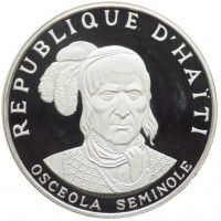 Haiti, Repubblica (dal 1863): 10 gourdes 1970 "Osceola" (KM#79)