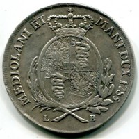 Milano, Giuseppe II (1780-1790): scudo 1785 (Crippa#3E)
