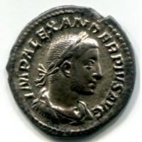 Alessandro Severo (222-235 d.C.): denario "PM TR P X COS III PP (RIC,IV#239)
