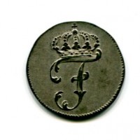 Germania, Mecklenburg-Schwerin, Friedrich II (1756-1785): 1 scellino 1766(KM#204)