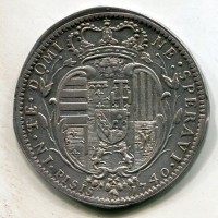 Firenze, Francesco II (III) di Lorena (1737-1765): mezzo francescone 1740 (MIR#355/3)