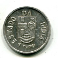 India Portoghese: 1 rupia 1935 (KM#22)
