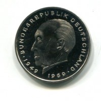 Germania, Rep. Federale (dal 1949): 2 marchi 1972-J (KM#124)