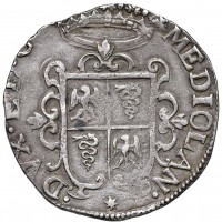 Milano, Filippo IV (1621-1665): ducatone 1622 (MIR#361/1), grammi 31.99, bella patina
