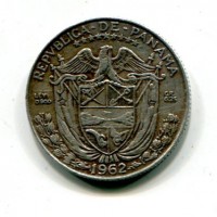 Panama: 1/4 balboa 1962 (KM#11.2)
