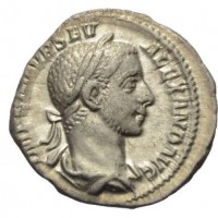 Alessandro Severo (222-235 d.C.): denario "PAX AVG" (RIC#168; Cohen#187), grammi 3,07