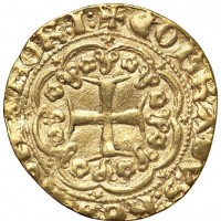 Genova, Giorgio Adorno (1413-1415): genovino (MIR#61), grammi 3.46