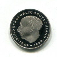 Germania, Rep. Federale (dal 1949): 2 marchi 1972-J "T.Heuss"  (KM#A127)