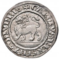 Roma, Senato Romano (1184-1439), Carlo I d'Angiò (1263-1284): grosso (Muntoni#13; Berman#105; CNI#104), grammi 4.20