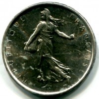 Francia, Quinta Repubblica (dal 1959): 5 franchi 1964 (Le Franc#310/8), conservazione eccezionale
