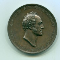 Vigevano: medaglia 1830 "Marcello Saporiti" , grammi 93,7, diametro 58 mm