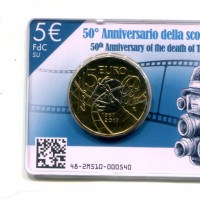 Italia 2007: 5 euro "50° Anniversario della Scomparsa di Totò", nella confezione originale
