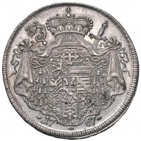 Austria, Salisburgo, Sigismund III Christoph von Schrattenbach (1758-1767): tallero 1767 (Davenport#1261), grammi 28.03