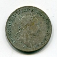 Ungheria, Francesco I (1806-1835): 20 krajczar 1833-B (KM#415.3)