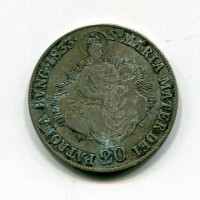 Ungheria, Francesco I (1806-1835): 20 krajczar 1833-B (KM#415.3)