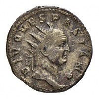Vespasiano (69-79 d.C.): antoniniano di restituzione coniato da Traiano Decio (249-251 d.C.) "CONSECRATIO" (RIC#79; Cohen#651), grammi 3.44