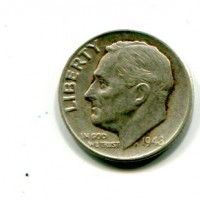 USA: 10 cent. 1948-D "Roosevelt"
