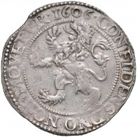 Olanda, Utrecht: tallero del leone 1606, "Liondaalder"  (KM#15.1), grammi 27.28