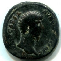 Lucio Vero (161-169 d.C.): sesterzio "CONCORD AVGVSTOR III TR P II COS II" (RIC#1308)
