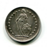 Svizzera, Confederazione: 2 franchi 1912
