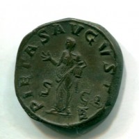 Otacilia Severa (244-249 d.C.): sesterzio "PIETAS AVGVSTAE" 20,55g (RIC,IV#208)