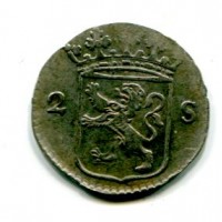 Olanda, Utrecht: 2 stuivers 1789 (KM#112)