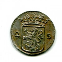 Olanda, Utrecht: 2 stuivers 1785 (KM#112)