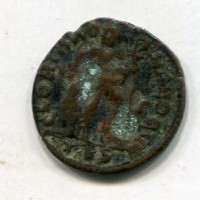 Valente (364-378 d.C.): Aes III "SECVRITAS REIPVBLICAE" zecca di Tessalonica 1,98g (RIC, IX#27b)