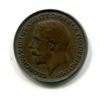 Gran Bretagna, Giorgio V (1910-1936): farthing 1925 (Spink#4061)
