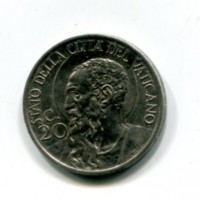 Vaticano, Pio XI (1929-1938): 20 centesimi 1936-XV (Gigante#63)