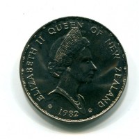 Nuova Zelanda, Elisabetta II (1952-2022): 1 dollaro 1982 "Takahe" (KM#51A)