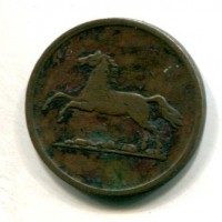Germania, Brunswick - Wolfenbuttel, Guglielmo (1831-1884): 2 pfenning 1855-B (KM#1143)