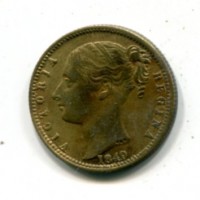 Gran Bretagna, Vittoria (1837-1901): gettone "To Hanover" 1849, diametro 22mm