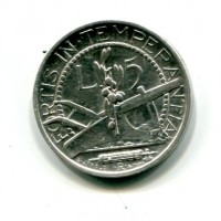 San Marino: 5 lire 1936 (Gigante#22)
