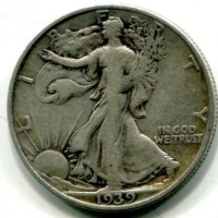 USA: 1/2 dollaro 1939-S "Liberty"
