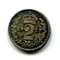 Gran Bretagna, Giorgio V (1910-1936): 2 pence 1929 (Spink#4046)