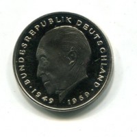 Germania, Rep. Federale (dal 1949): 2 marchi 1973-F (KM#124)