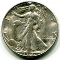 USA: 1/2 dollaro 1946-D "Liberty"

